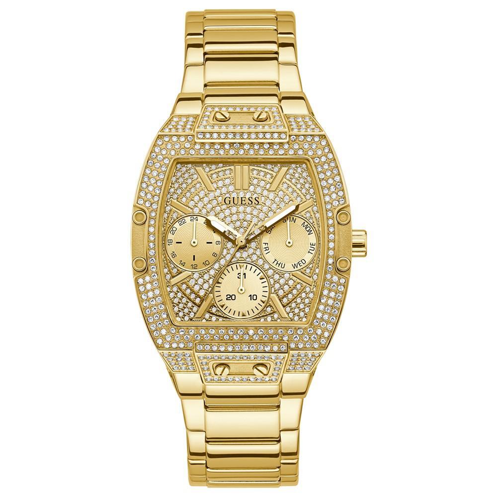 商品GUESS|Women's Gold-Tone Stainless Steel Bracelet Watch 38mm,价格¥1267,第1张图片