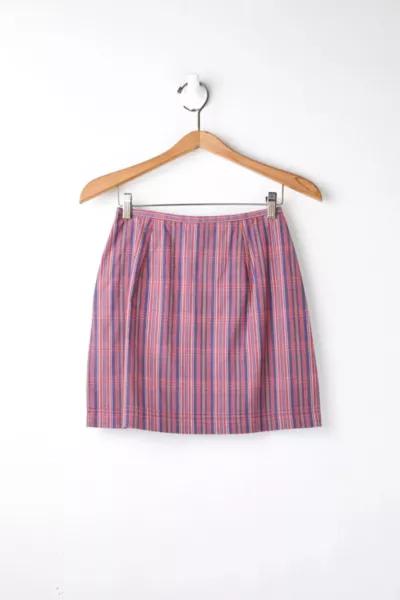 Vintage Y2k Esprit Plaid Mini Skirt商品第2张图片规格展示