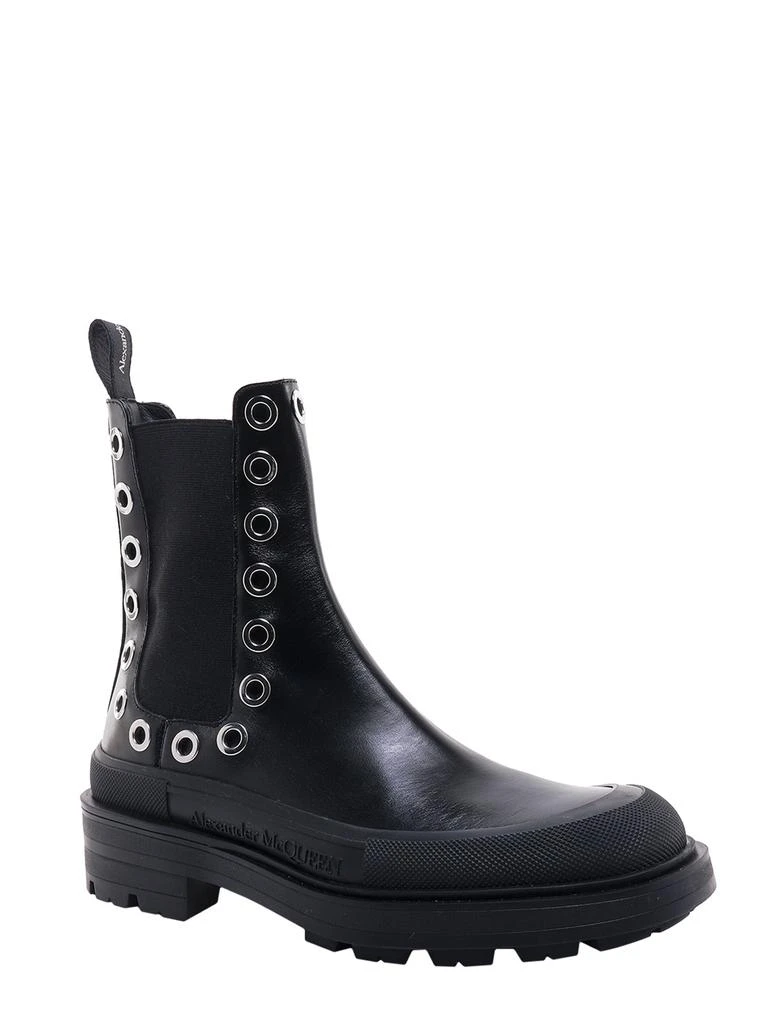 商品Alexander McQueen|Leather boots,价格¥3450,第2张图片详细描述