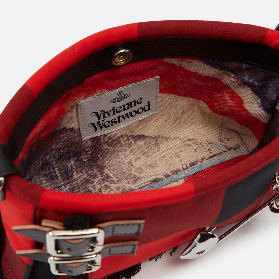 商品Vivienne Westwood|Vivienne Westwood Heather Wool Shoulder Bag,价格¥3656,第4张图片详细描述