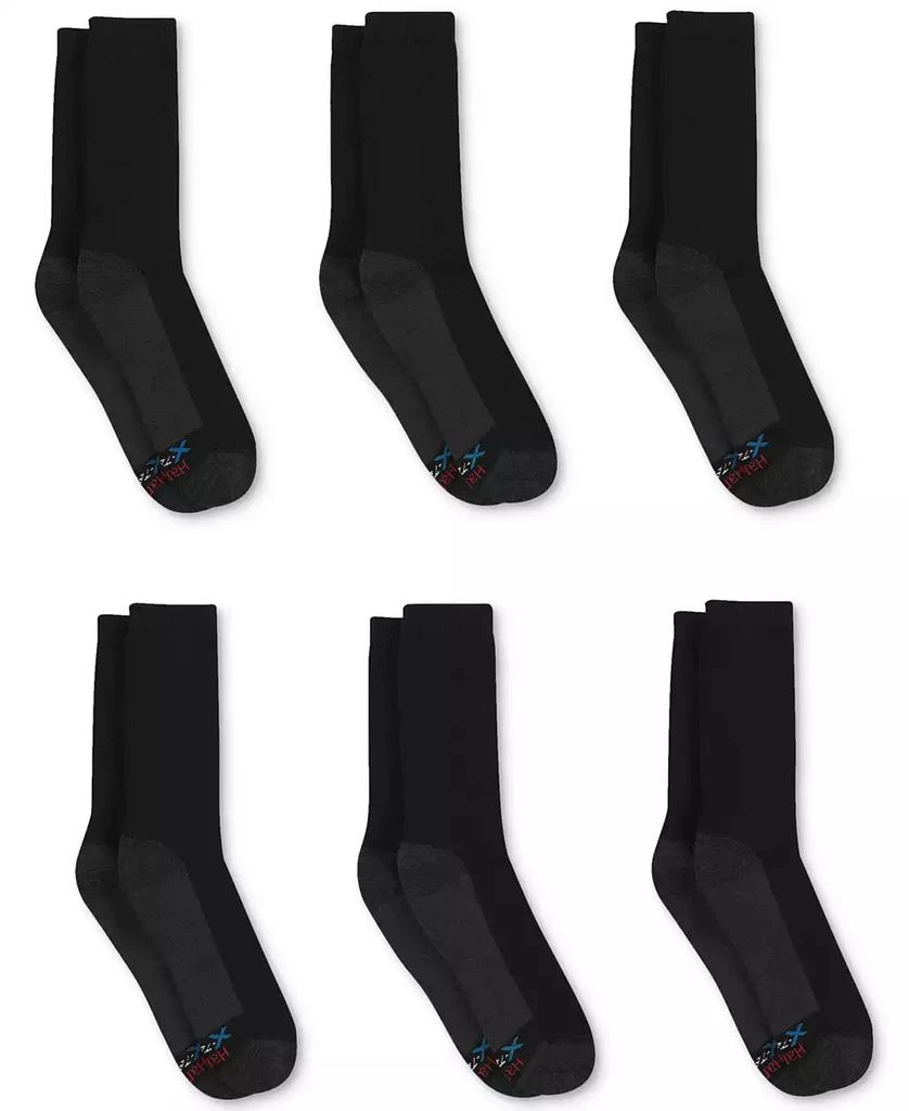 商品Hanes|Men's 6-Pk. Ultimate Xtemp Ultra Cushion Crew Socks,价格¥114,第2张图片详细描述