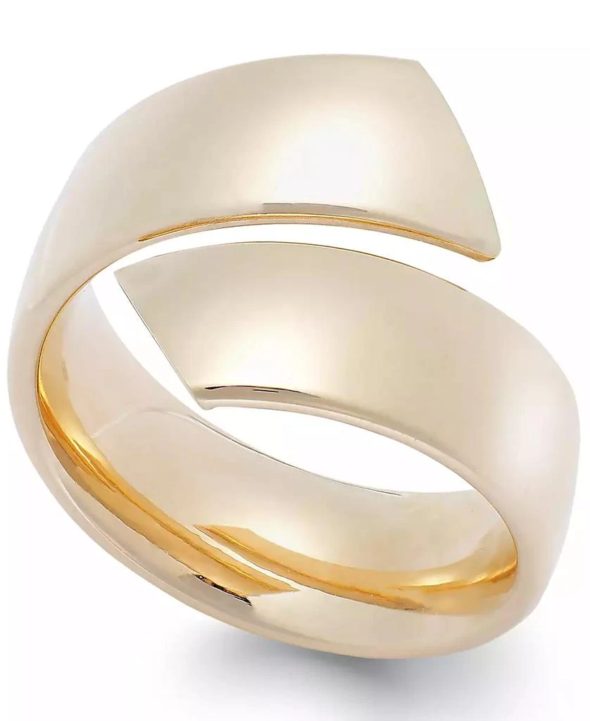 商品Italian Gold|Bypass Ring in 14k Yellow Gold and 14k White Gold,价格¥4009,第1张图片