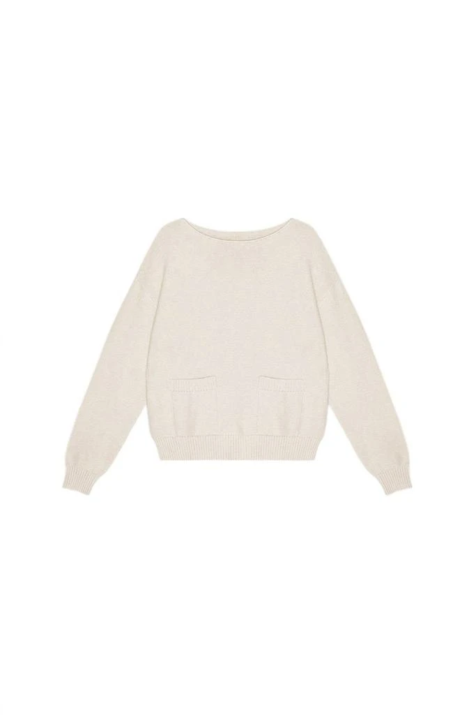 商品Moshi Moshi Mind|Serena Knit Sweater In Natural,价格¥582,第3张图片详细描述