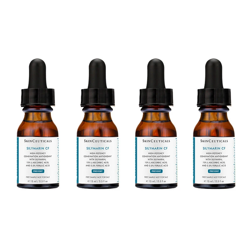 商品SkinCeuticals|【4件包邮装】SKINCEUTICALS 修丽可 中小样 SCF油皮抗氧瓶15ml*4（简体中文和繁体中文版随机发货）,价格¥1565,第1张图片