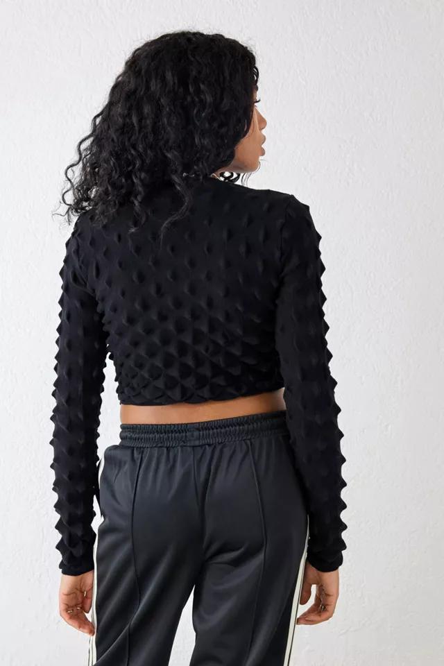 UO Spiky Textured Crop Top商品第3张图片规格展示