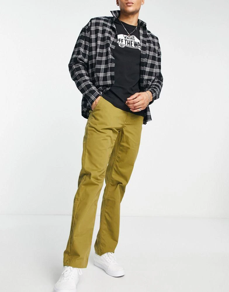 商品Vans|Vans authentic relaxed chino trousers in brown,价格¥389,第3张图片详细描述