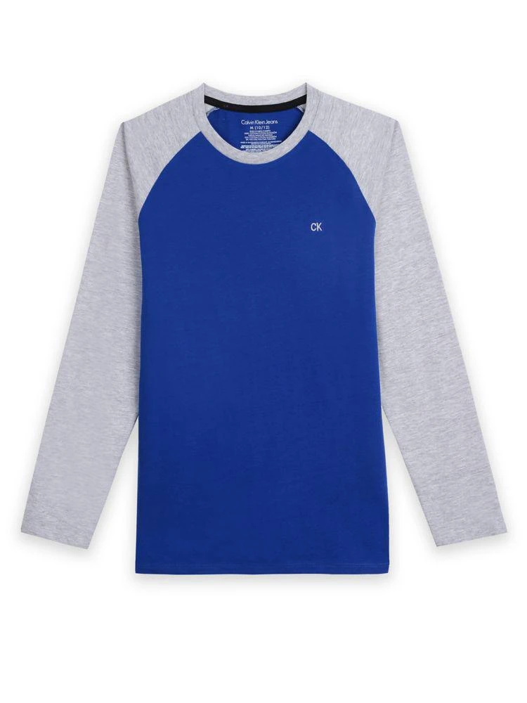 商品Calvin Klein|Boy's Sportswear Baseball Raglan Tee,价格¥90,第1张图片