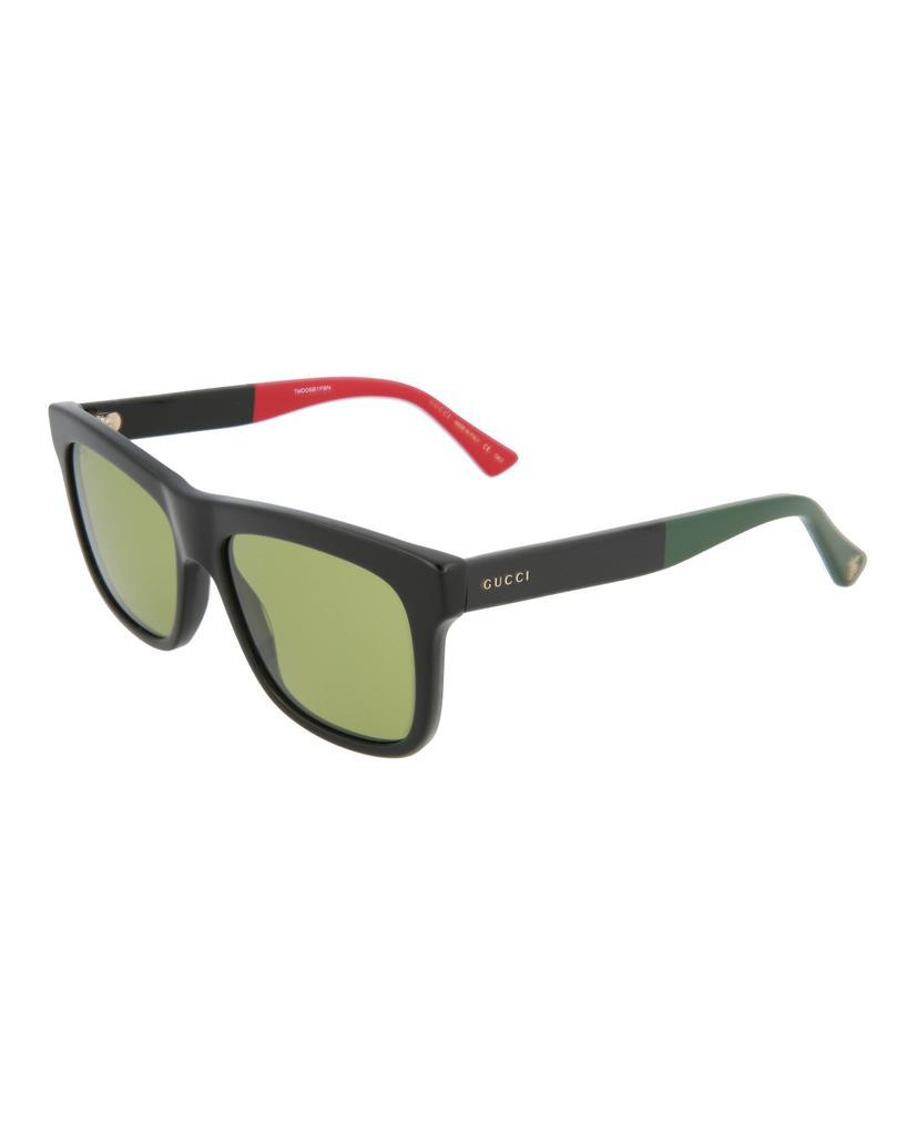 商品Gucci|Square-Frame Acetate Sunglasses,价格¥969,第4张图片详细描述
