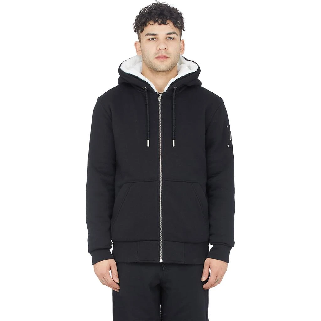 商品Moose Knuckles|Classic Bunny Hoodie - Black/White,价格¥2281,第1张图片