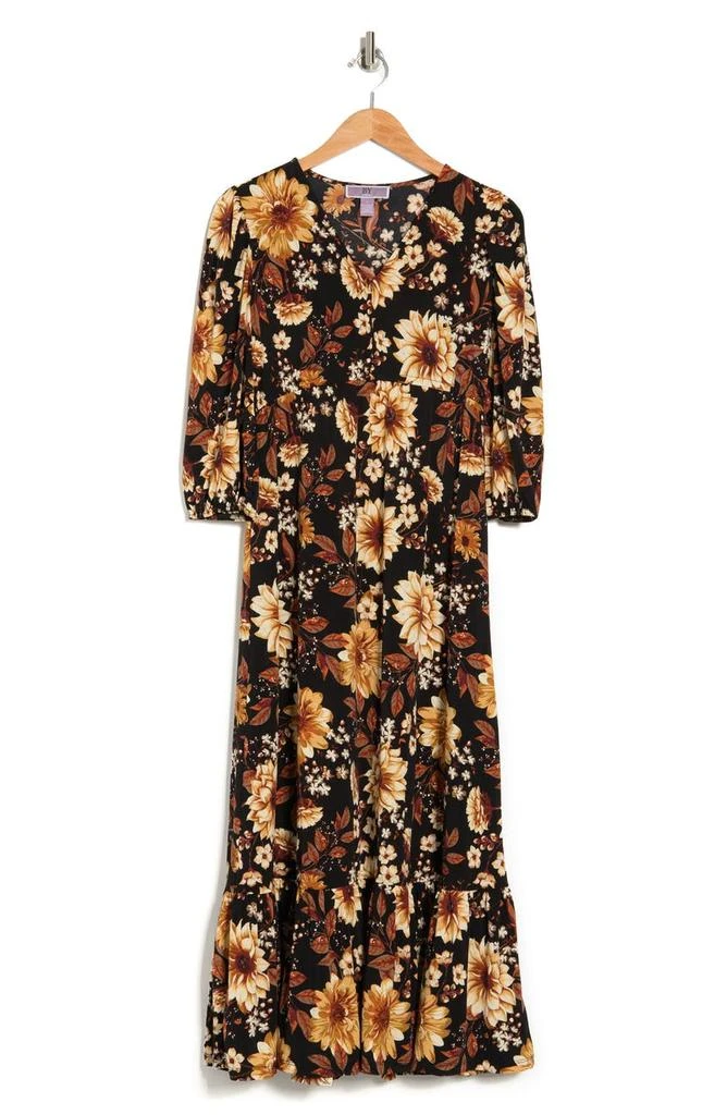 商品Love by Design|Bella Printed Flounce Hem Maxi Dress,价格¥153,第3张图片详细描述