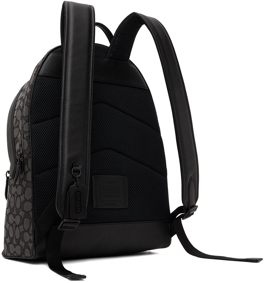 Black & Gray Charter Backpack商品第3张图片规格展示