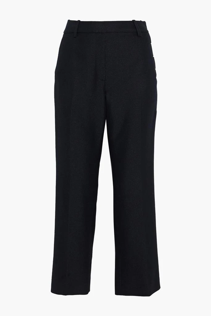 商品Alexander Wang|Cropped wool-blend twill straight-leg pants,价格¥1559,第1张图片