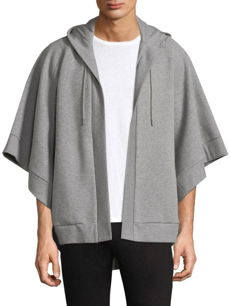 商品Burberry|Burberry - Embroidered Logo Cape Hoodie,价格¥1948,第1张图片