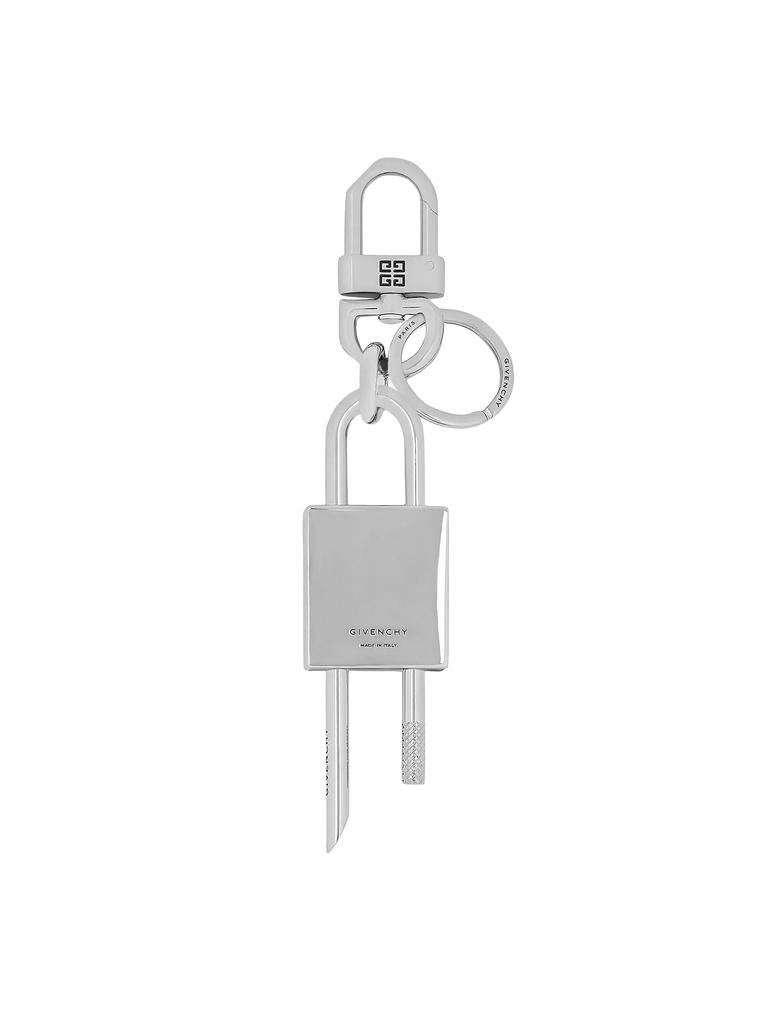 【GIVENCHY】 KEYRING レザー キーリング ★送料・関税込★ 4G keyring in leather in - black | Givenchy US