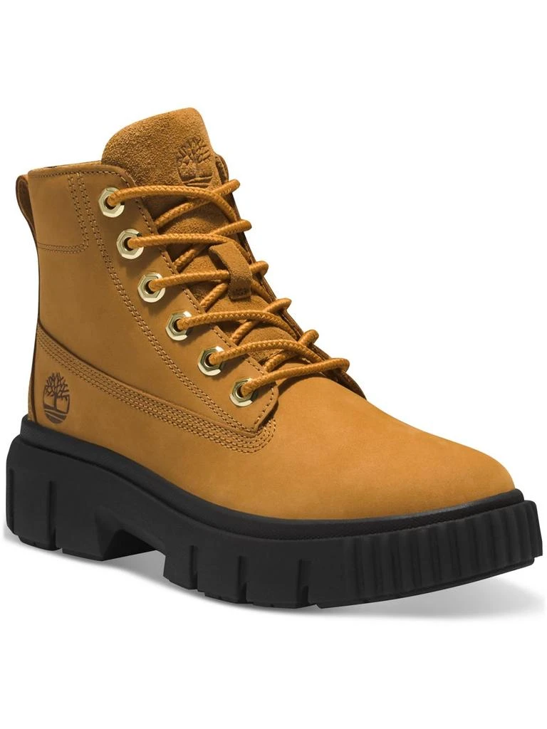 商品Timberland|Greyfield Womens Leather Ankle Combat & Lace-up Boots,价格¥1025,第1张图片