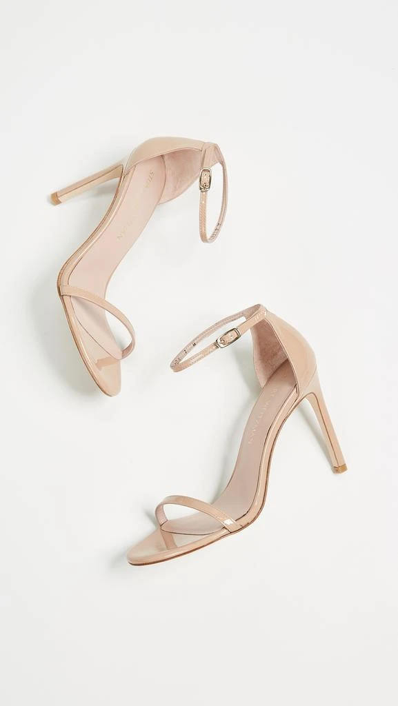 商品Stuart Weitzman|Stuart Weitzman Nudistsong 100 毫米凉鞋,价格¥2317,第5张图片详细描述