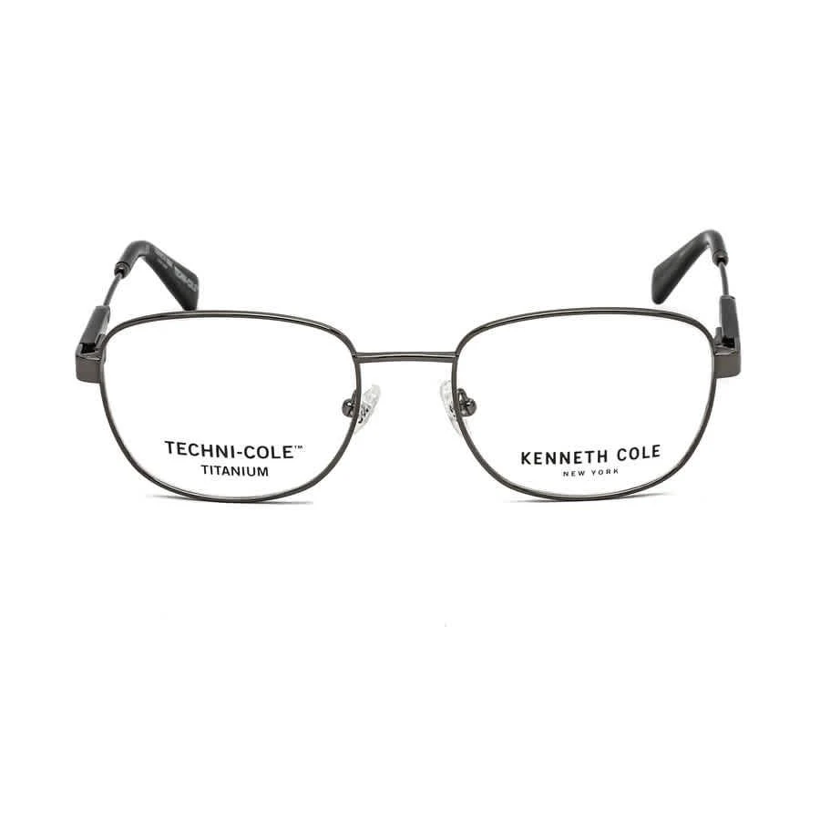 商品Kenneth Cole|Demo Oval Men's Eyeglasses KC0299 008 52,价格¥148,第2张图片详细描述