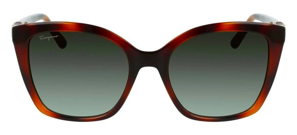 商品Salvatore Ferragamo|Salvatore Ferragamo Eyewear Butterfly Frame Sunglasses,价格¥987,第1张图片