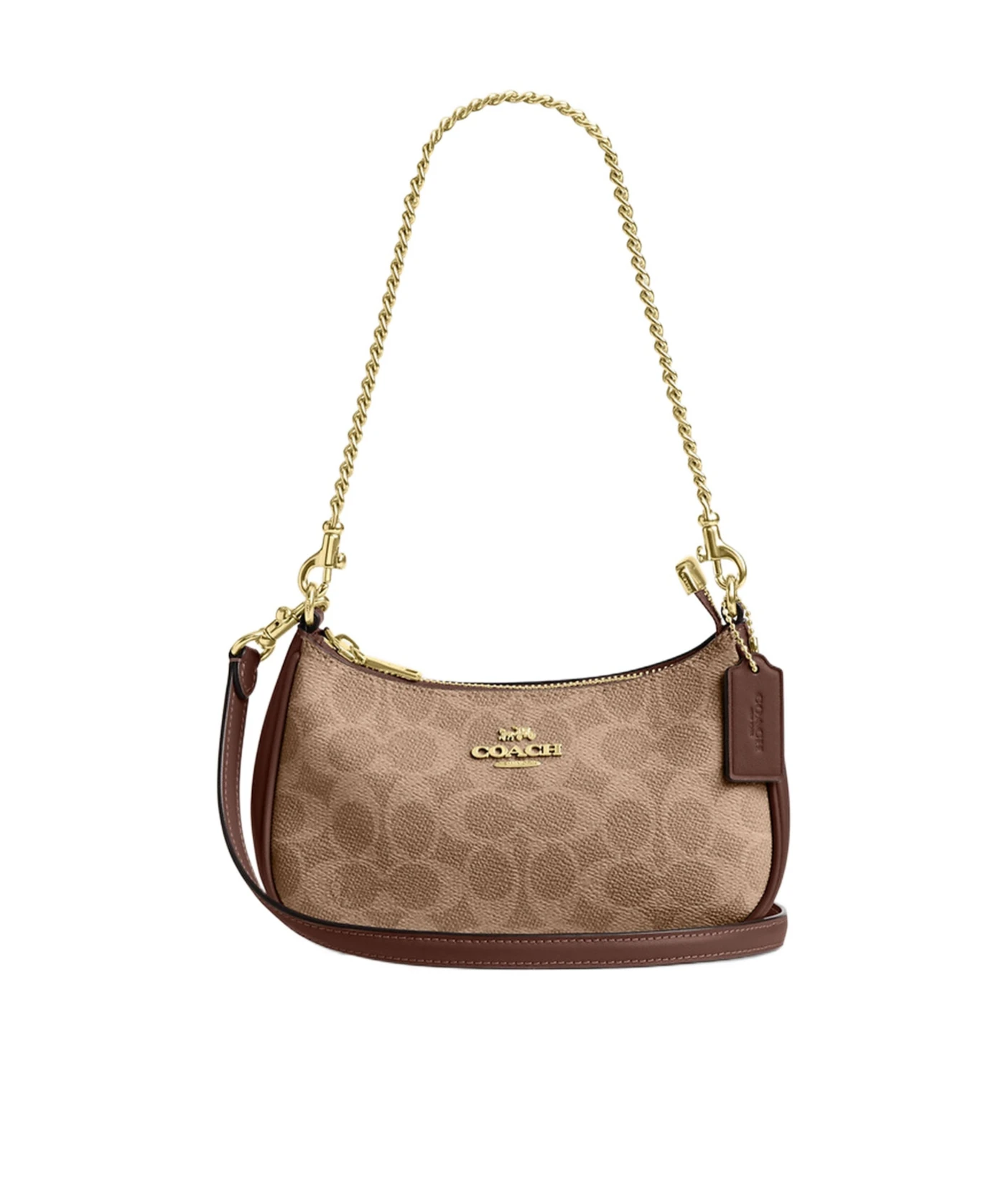 商品【商品预售7天】 Coach|Coach 女士斜挎包 CW323IMXHE 棕色,价格¥1467,第1张图片