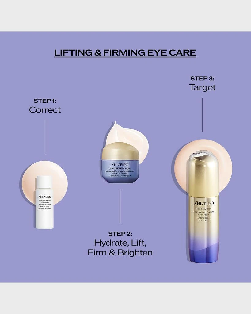 商品Shiseido|Limited Edition Lifting & Firming Eye Care Set ($152 Value),价格¥657,第3张图片详细描述