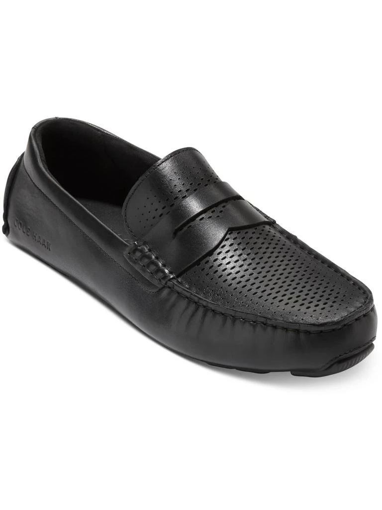 商品Cole Haan|Mens Leather Driving Moccasins,价格¥1486,第1张图片