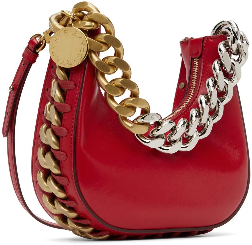 商品Stella McCartney|Red Mini Frayme Shoulder Bag,价格¥6931,第2张图片详细描述