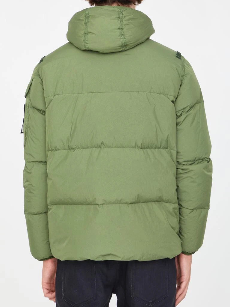商品Stone Island|Military green down jacket,价格¥5546,第3张图片详细描述