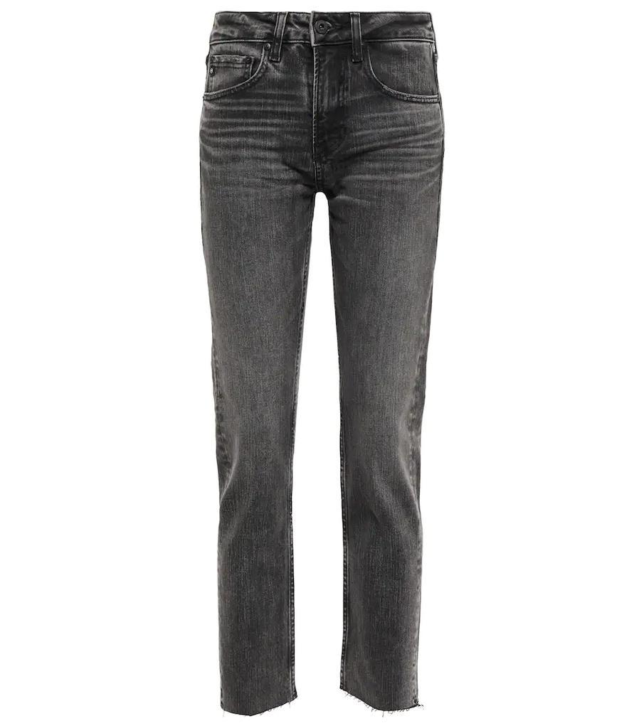 商品AG Jeans|Girlfriend中腰九分牛仔裤,价格¥1892,第1张图片