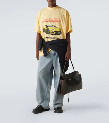 商品Balenciaga|X 兰博基尼大廓形针织T恤,价格¥6068,第2张图片详细描述