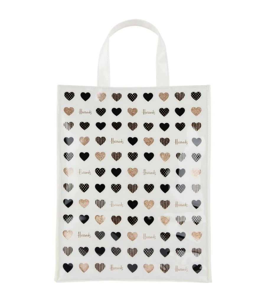 商品Harrods|Medium Glitter Hearts Shopper Bag,价格¥393,第1张图片
