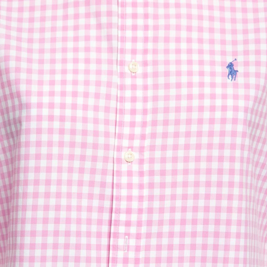 商品[二手商品] Ralph Lauren|Ralph Lauren Pink Gingham Check Cotton Button Front Short Sleeve Shirt L,价格¥841,第3张图片详细描述