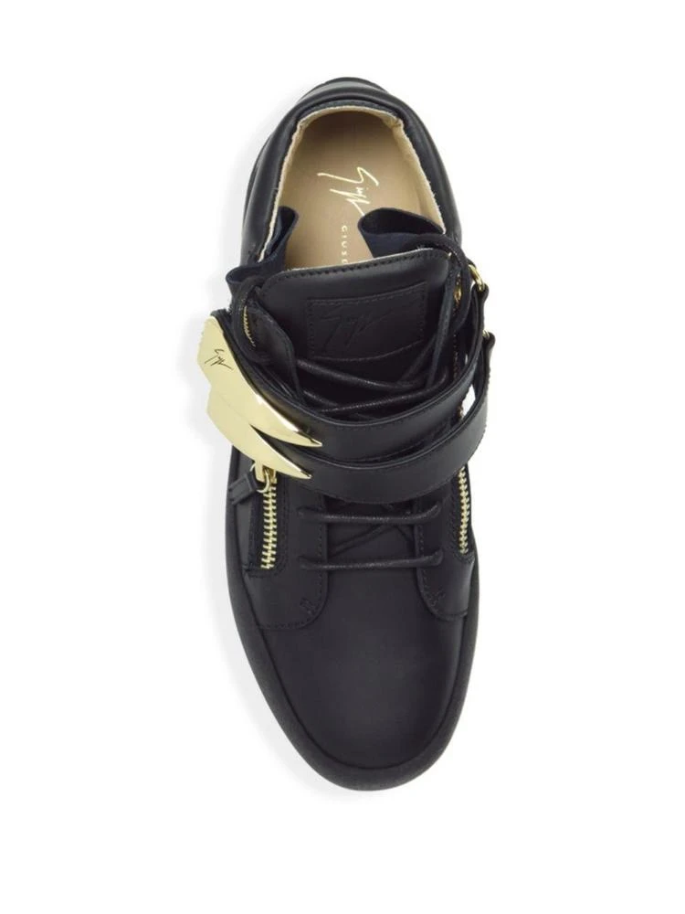 商品Giuseppe Zanotti|Mid-Top Double Strap Sneakers,价格¥4477,第4张图片详细描述