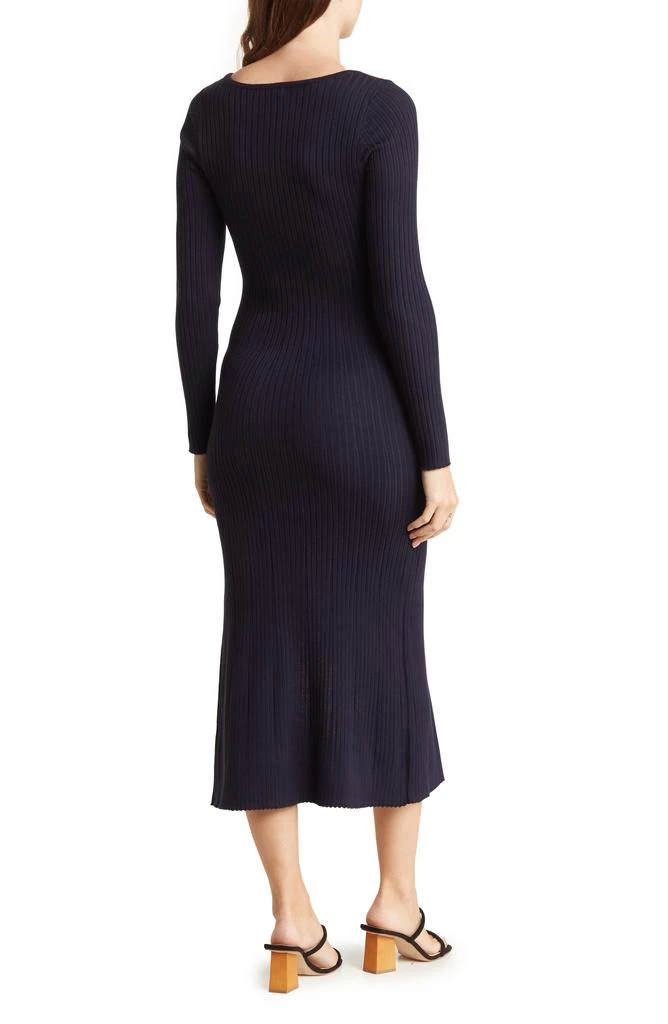 商品Love by Design|Julia Ribbed Knit Maxi Sweater Dress,价格¥405,第2张图片详细描述