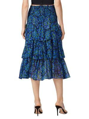 商品The Kooples|​Floral Silk Midi Skirt,价格¥780,第2张图片详细描述