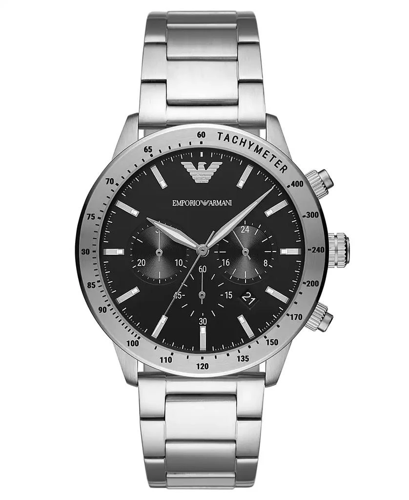 商品Emporio Armani|男士不锈钢手链手表 43mm,价格¥1484,第1张图片