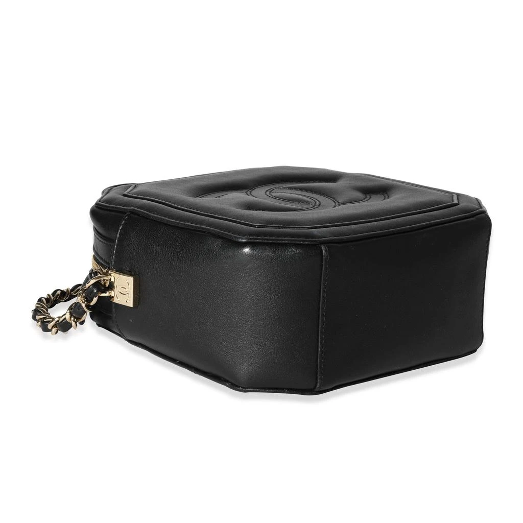 Chanel Black Lambskin Leather Octagon Camera Shoulder Bag 商品