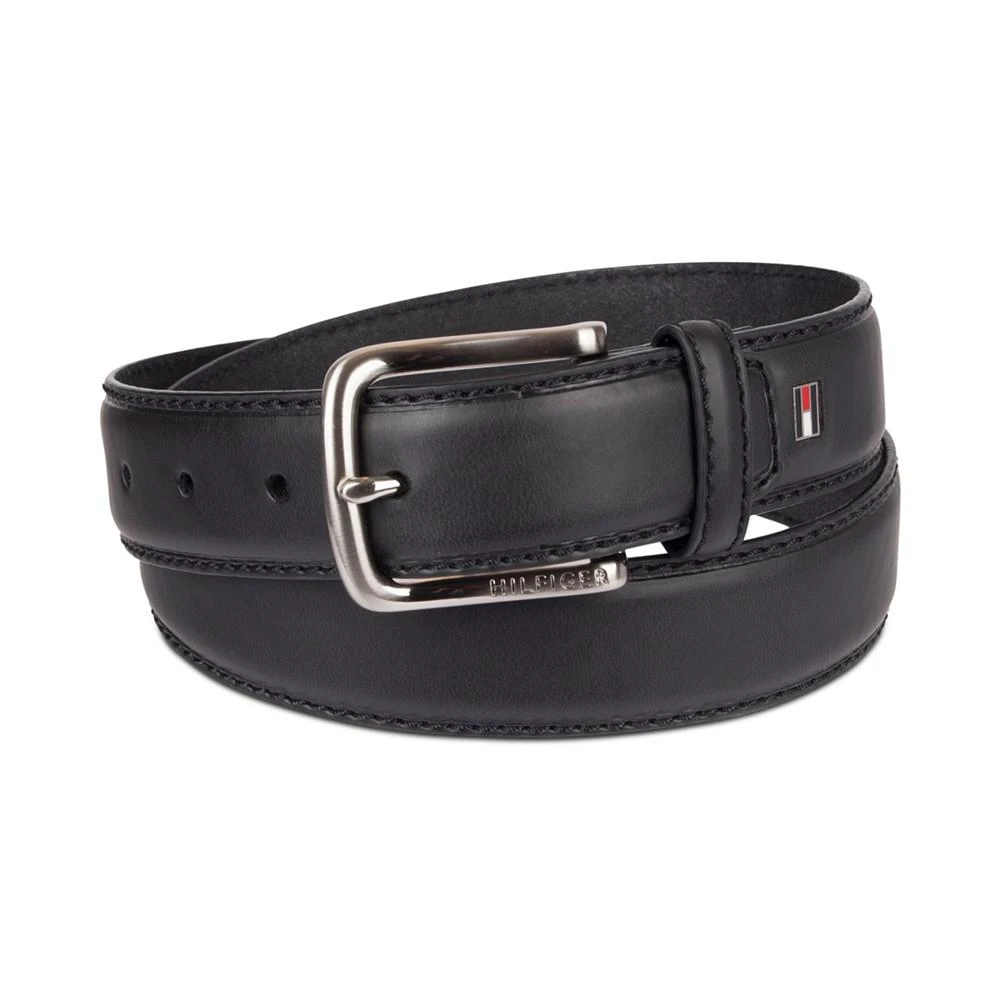 商品Tommy Hilfiger|logo男士真皮休闲腰带 (加长加大款),价格¥404,第1张图片