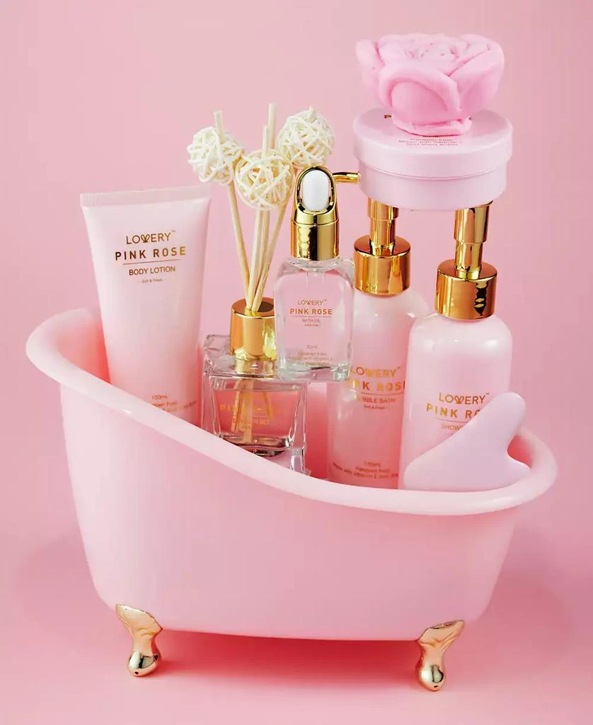 商品Lovery|19-Pc. Pink Rose Relaxing Luxury Spa Gift Set,价格¥376,第2张图片详细描述