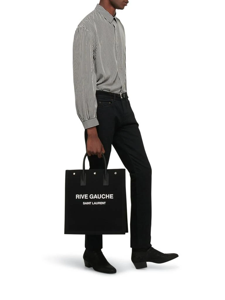 商品Yves Saint Laurent|RIVE GAUCHE N/S CANVAS TOTE BAG,价格¥11602,第1张图片