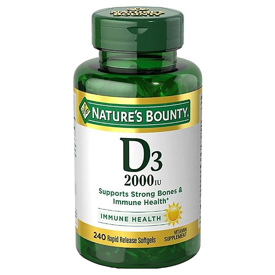 商品Nature's Bounty|维D3 2000IU 240片,价格¥209,第1张图片