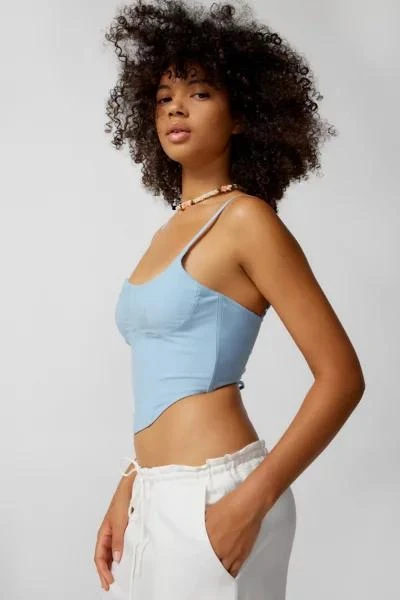 商品Urban Outfitters|UO Serene Lace-Up Bustier Cami,价格¥115,第4张图片详细描述