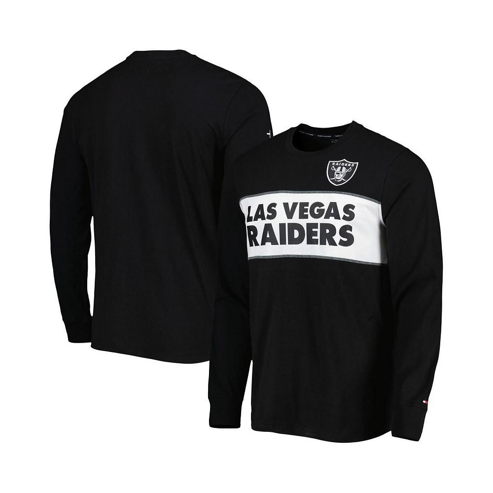 Men's Black Las Vegas Raiders Peter Team Long Sleeve T-shirt商品第1张图片规格展示