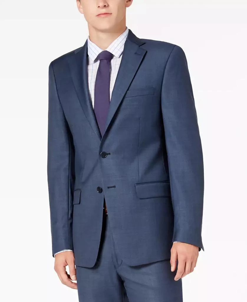 商品Calvin Klein|Men's Solid Classic-Fit Suit Jackets,价格¥1683,第1张图片详细描述