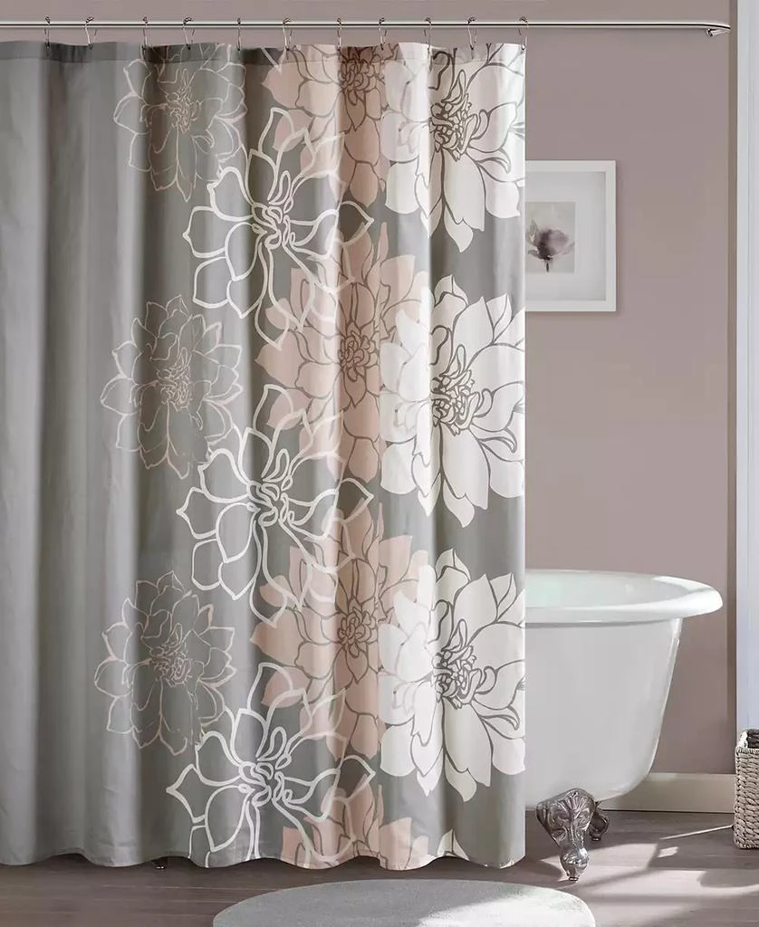 商品Madison Park|Lola Floral Cotton Shower Curtain, 72" x  72",价格¥240,第1张图片
