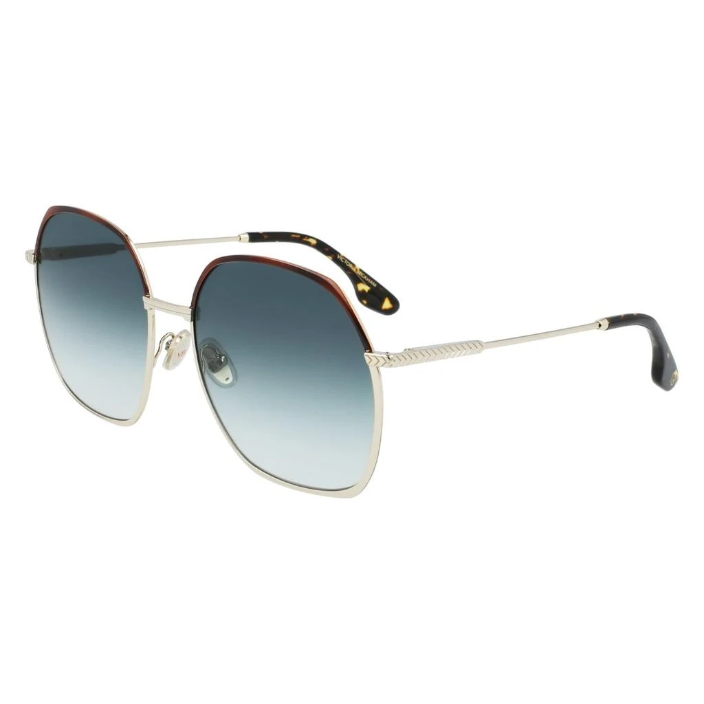 商品Victoria Beckham|Gradient Blue Irregular Ladies Sunglasses VB206S 726 59,价格¥450,第1张图片