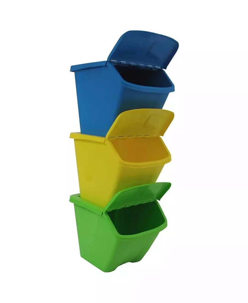 商品TAURUS|10 Gallon Stackable Shutter Bin 3 Piece Set,价格¥881,第3张图片详细描述