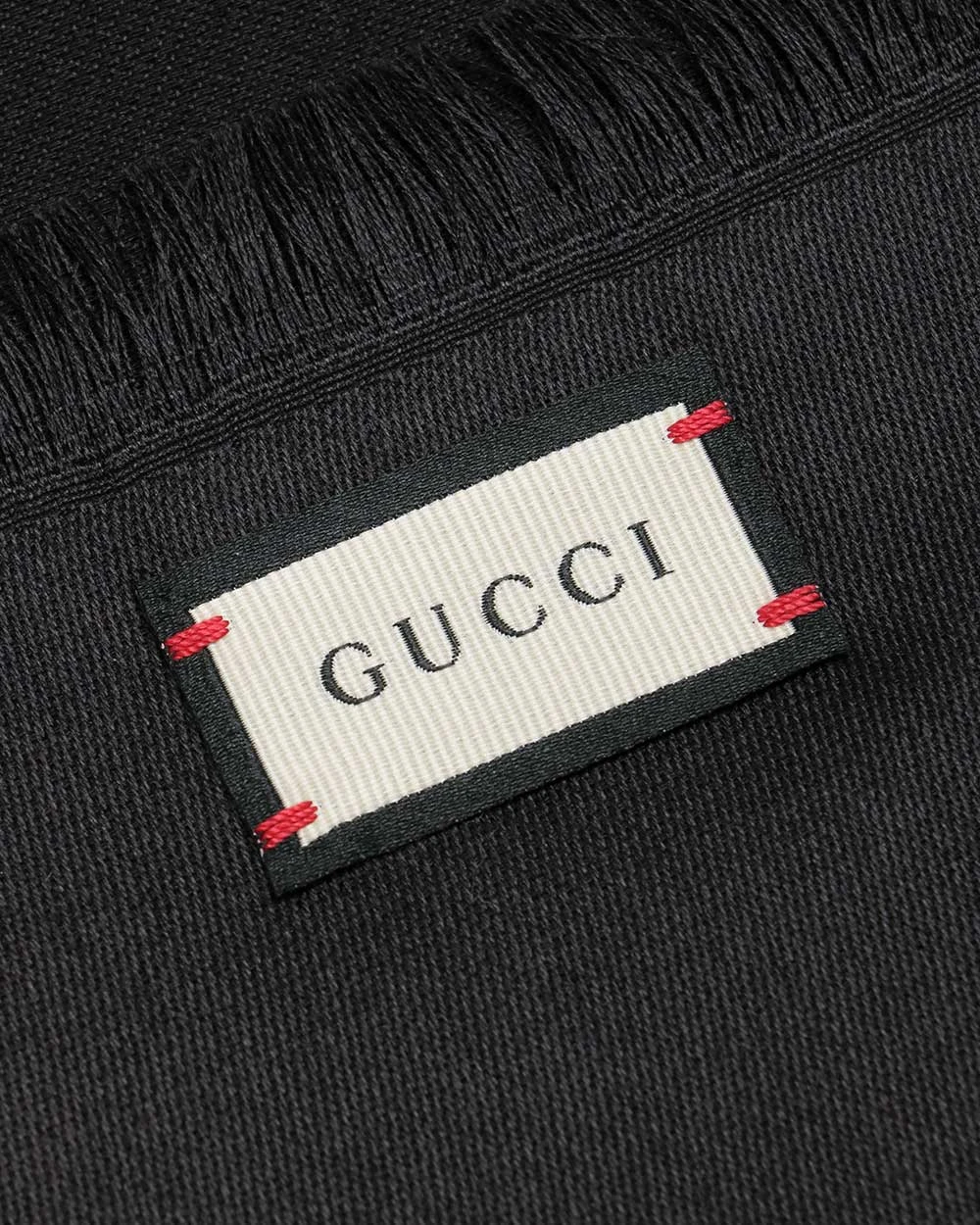 GUCCI 黑色女士围巾 406236-3G632-1000 商品