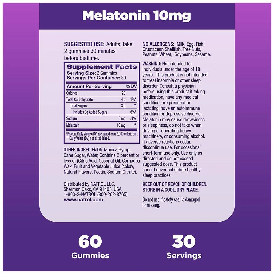 10 mg Melatonin Gummies Strawberry 商品