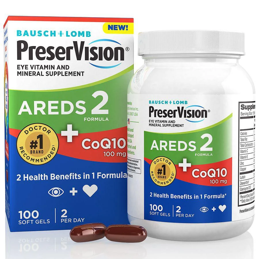 商品PreserVision|AREDS 2 + CoQ10 Softgels,价格¥332,第4张图片详细描述