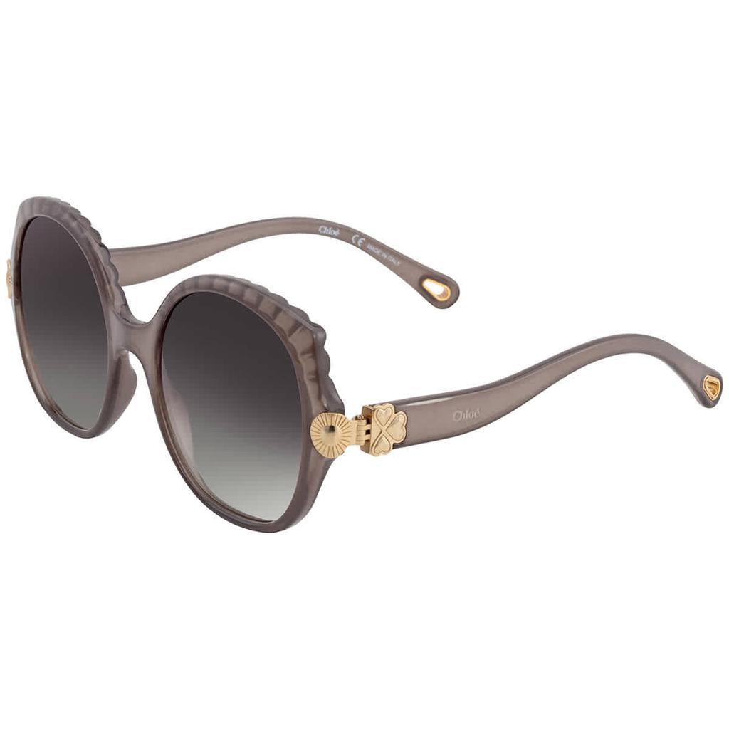 商品Chloé|Chloe Grey Gradient Oval Ladies Sunglasses CE749S 036 56,价格¥552,第3张图片详细描述